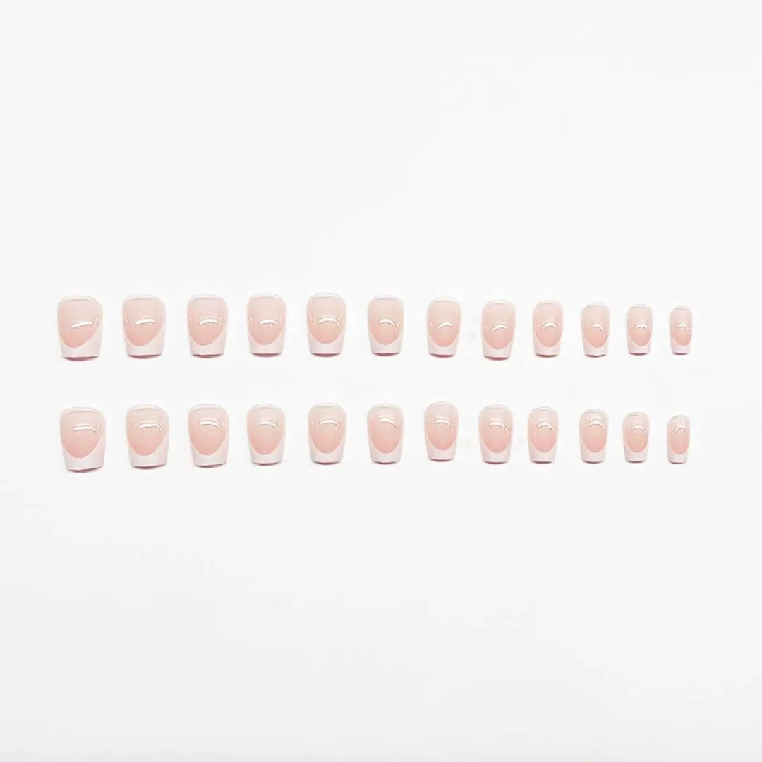 Premium French Tip Nagelset Brehn
