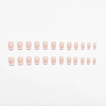 Premium French Tip Nagelset Brehn
