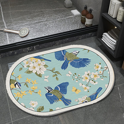 Floral Pattern Badematte Brehn