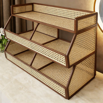 Zweischichtiger Metallgitter-Countertop-Vanity-Organizer-Regal mit erhöhtem Frontlippe