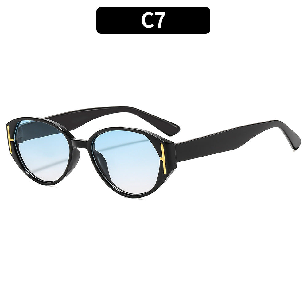 Schlanke Katzenaugen-Sonnenbrille