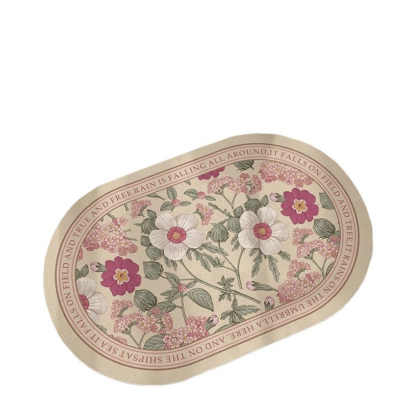 Floral Gestickte Badematte Brehn