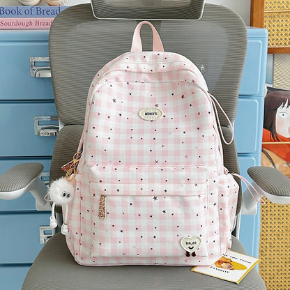 Stylischer kariert Mini Rucksack Brehn