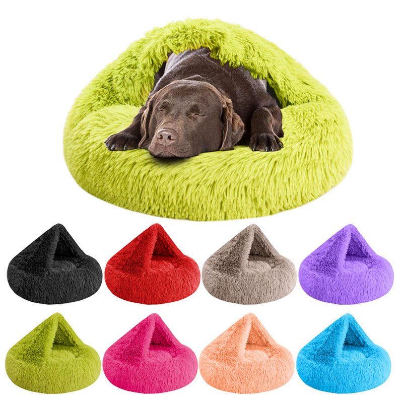 Gemütliches Plüsch-Hundebett