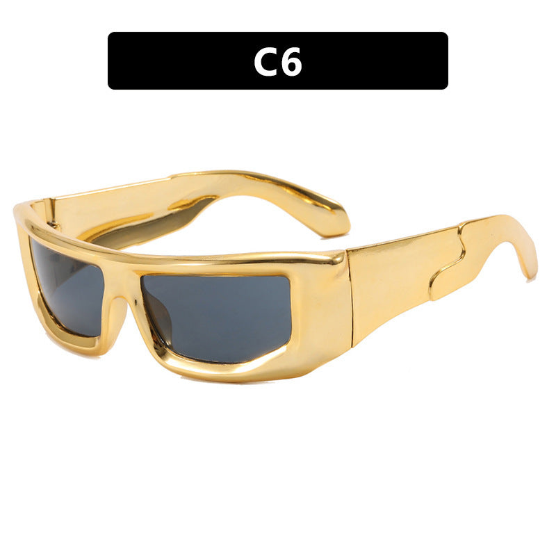 Damen Sportliche Sonnenbrille mit stylishem Metallrahmen Brehn