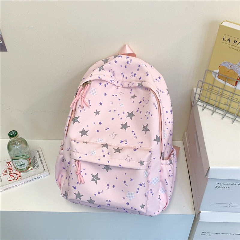 Lässiger Rucksack mit Sternenmuster Brehn