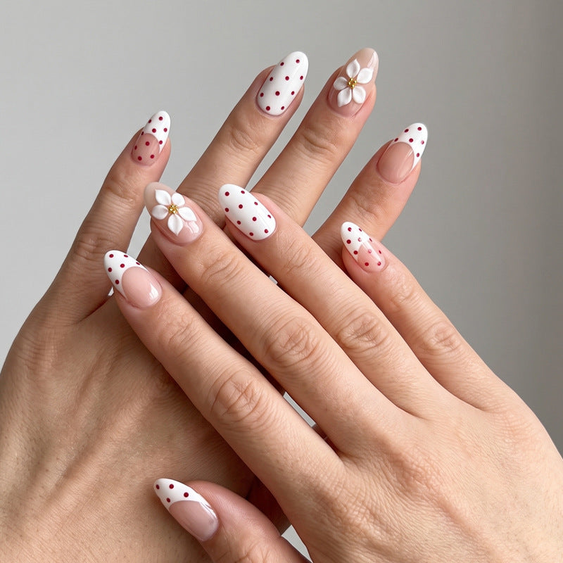 Dekorative Florale Nagelkunst Brehn