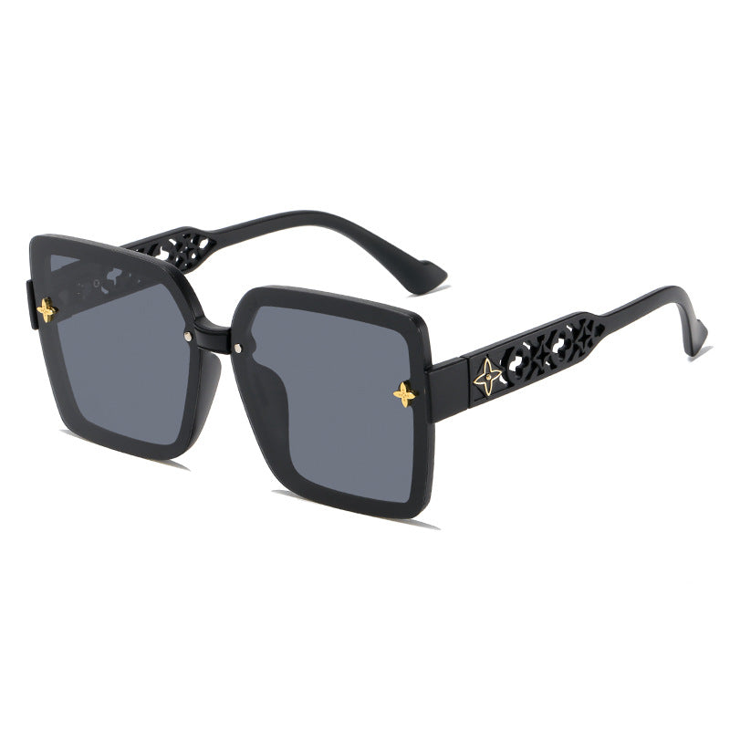 Damen Design-Sonnenbrille mit filigranem Rahmen und UV-Schutz Brehn
