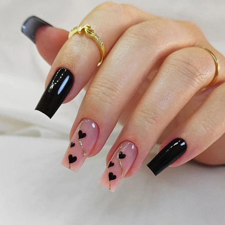 Herz-Design Acryl-Nagelkunst Set Brehn