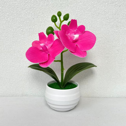 Realistische künstliche Orchideenpflanzenarrangement für die Home-Dekoration