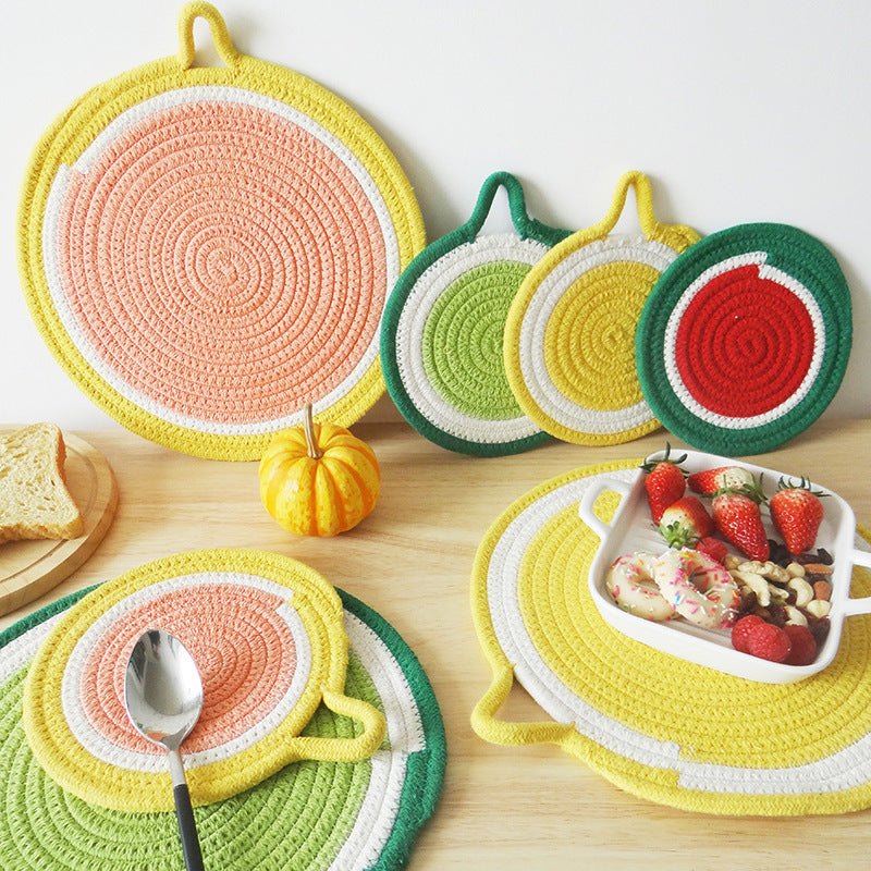 Verspielter Platzuntersetzer Im Wassermelonen-Design Brehn