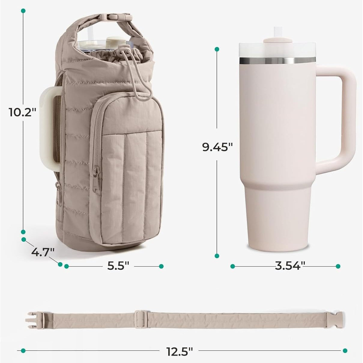 Isolierte Trinkflaschen-Tasche Brehn