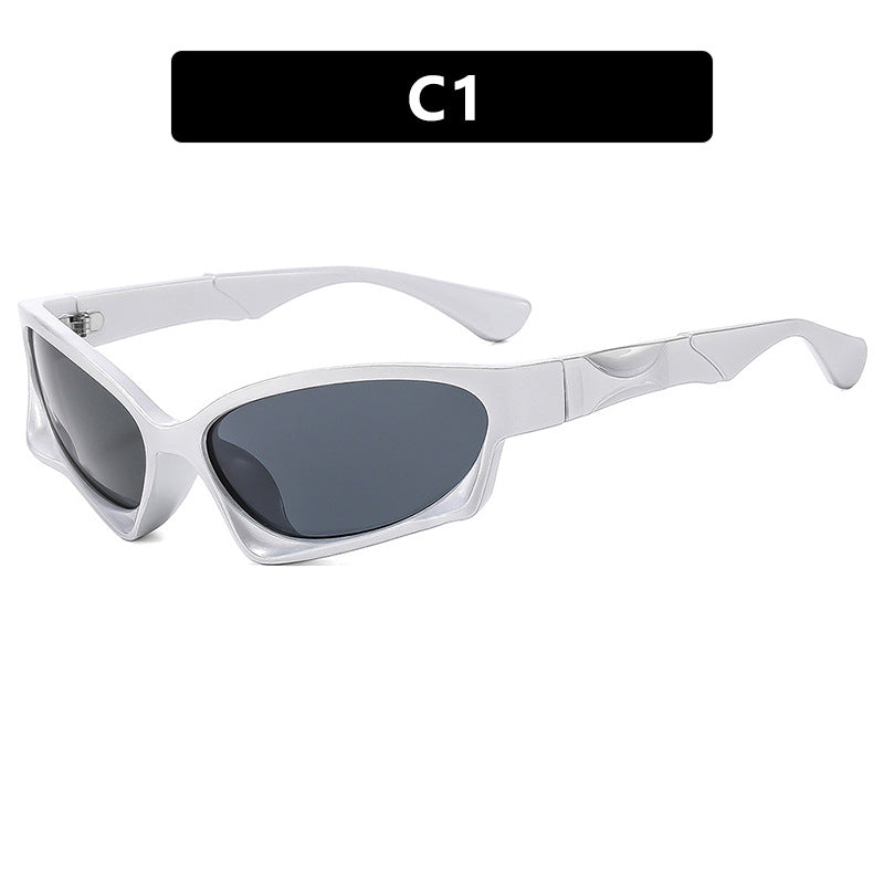 Damen sporty Sonnenbrille mit modernem, aerodynamischem Design Brehn