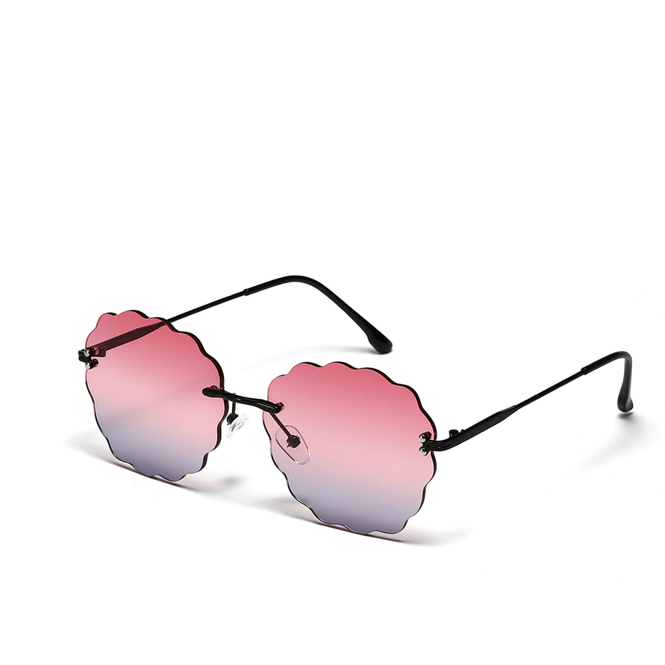 Damen modische Sonnenbrille im einzigartigen Blumenrahmen Brehn