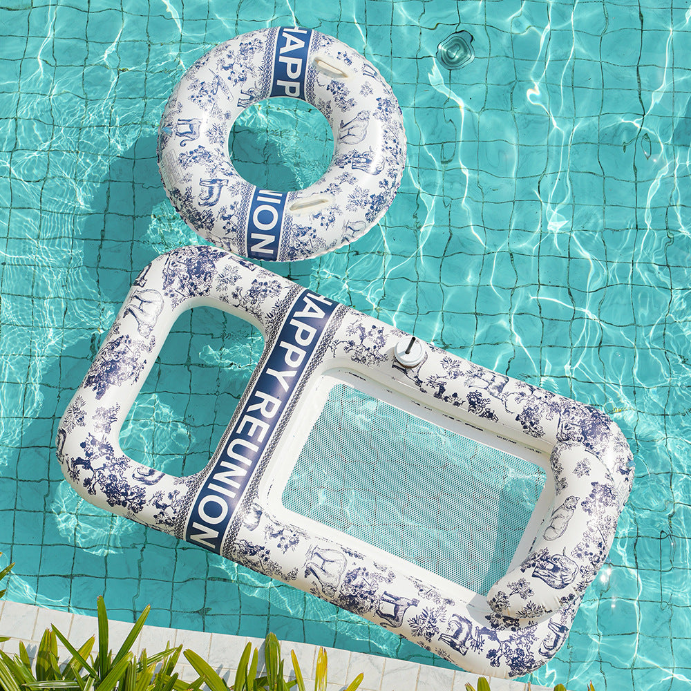 Unisex Eleganter Schwimmring mit floralen Motiven Brehn