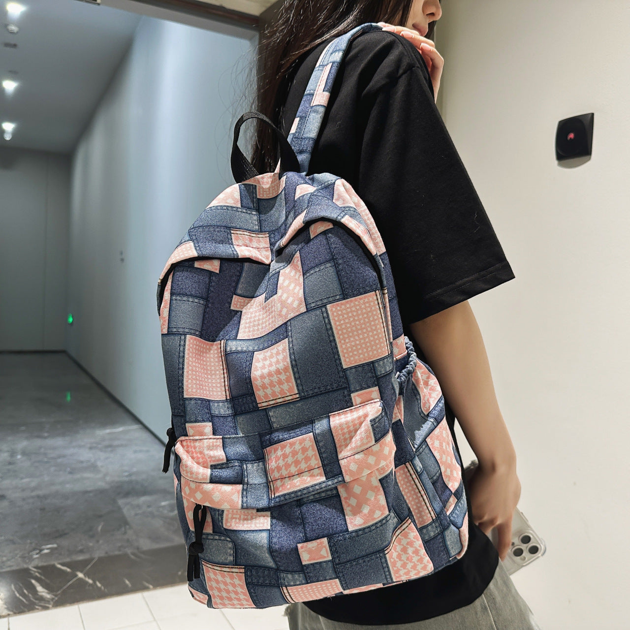 Rucksack Im Kreativen Patchwork-Design Brehn