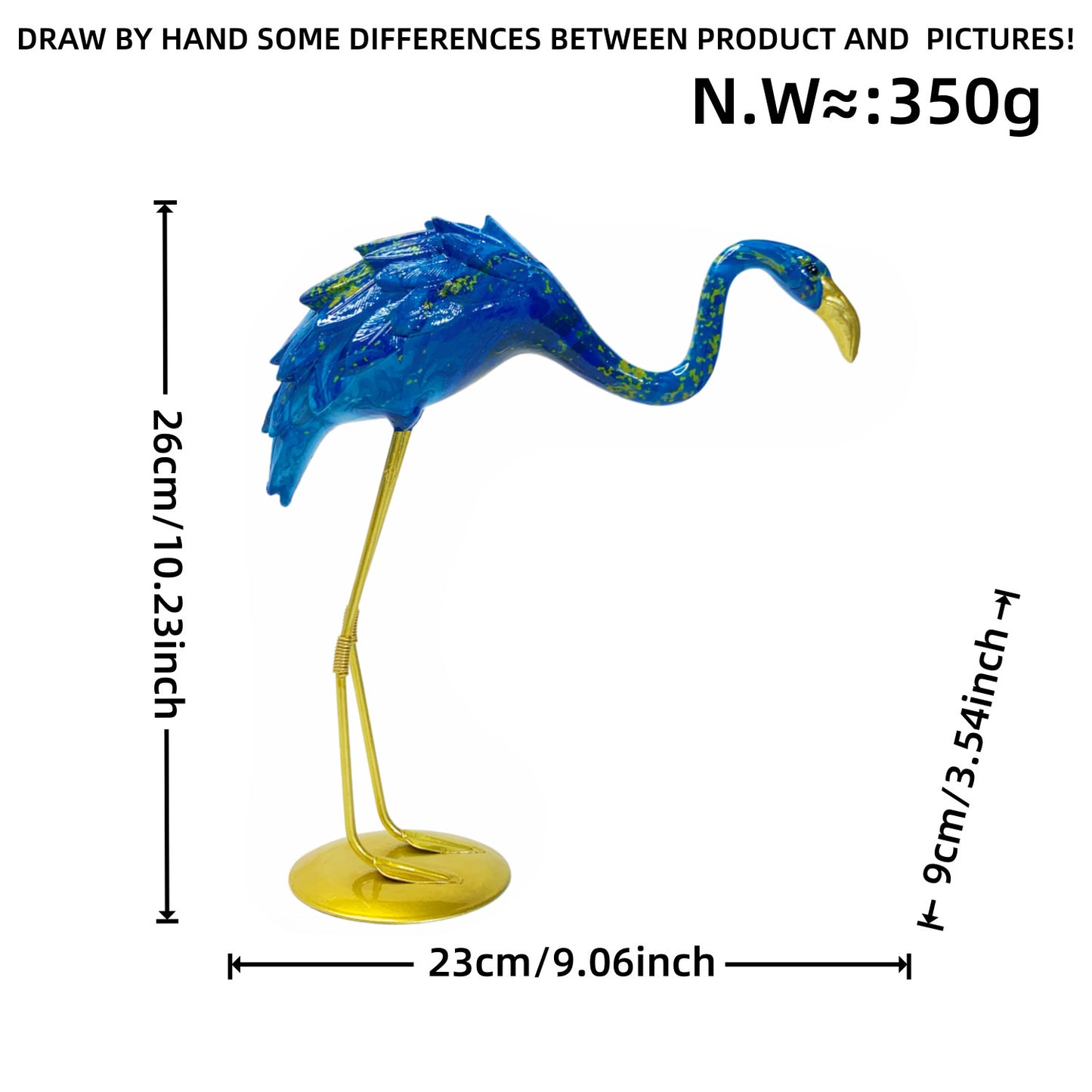 Dekorative Flamingo Skulptur Brehn