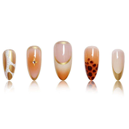 Premium Stiletto-Nagelverlängerungen mit künstlerischem Design Brehn