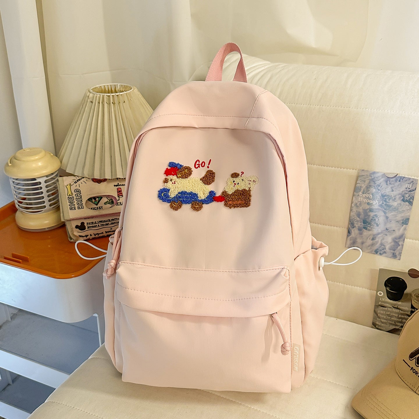 Verspielter Bestickter Rucksack Brehn