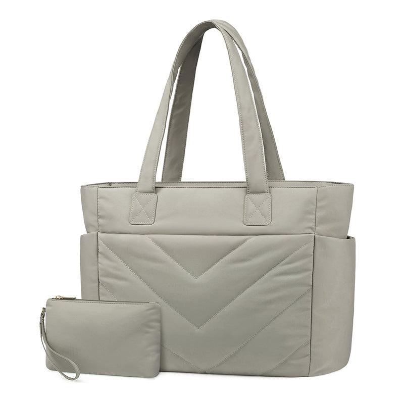 Multifunktionale Alltags-Tasche mit Abnehmbarer Kosmetiktasche Brehn