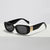 Damen modische Sonnenbrille mit ergonomischem Kunststoffrahmen und breiten UV-Schutz Gläsern Brehn