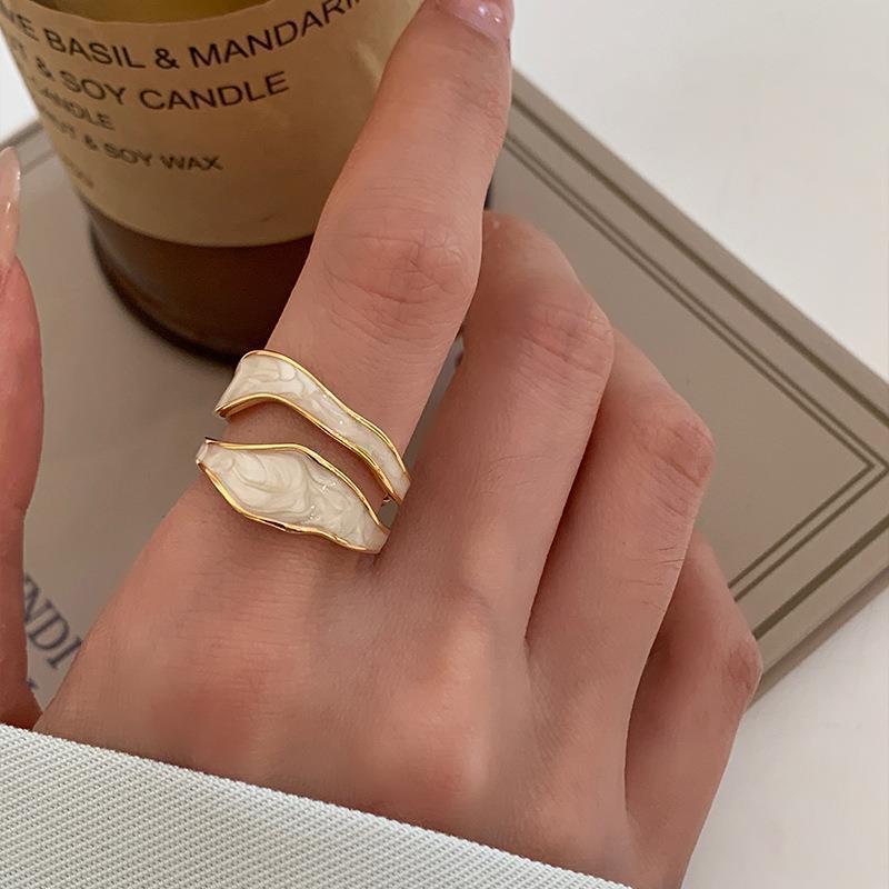Eleganter Doppelring mit Organischem Design Brehn
