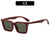 Schicke retro-inspirierte quadratische Sonnenbrille