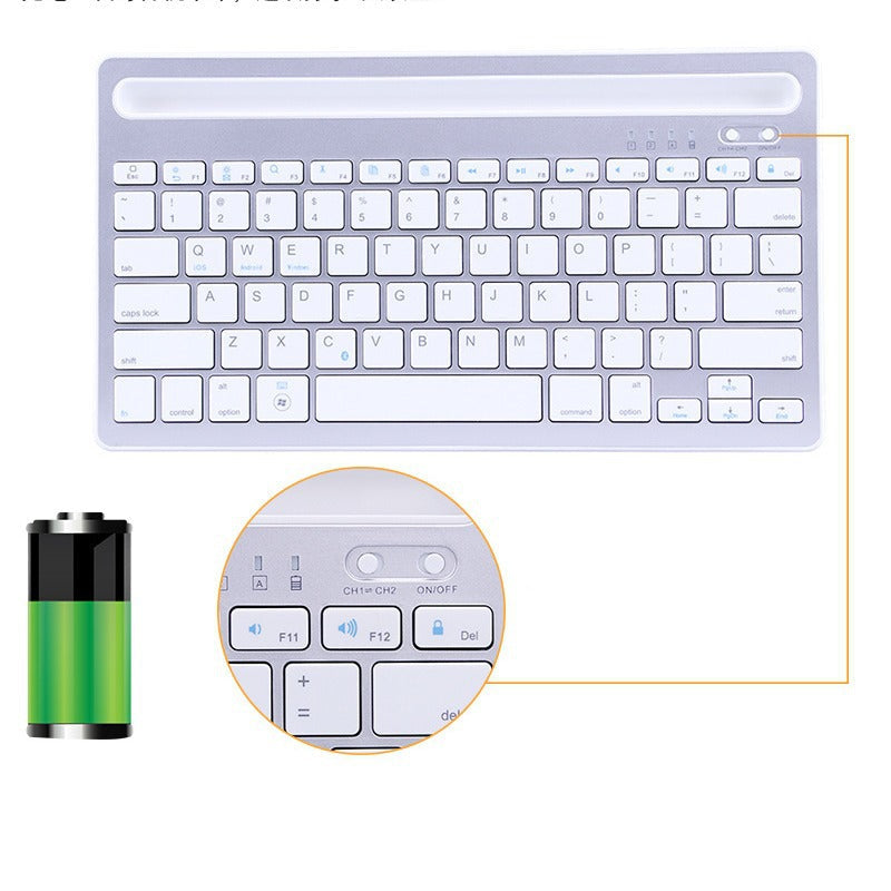 Kabellose Multi-Geräte-Tastatur Brehn