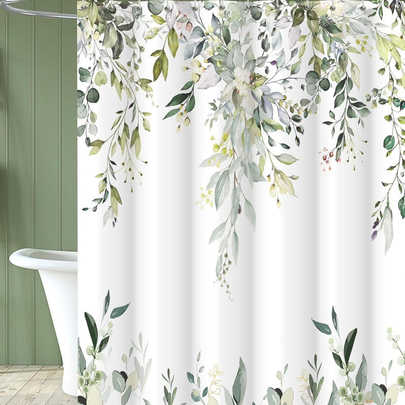 Florales Druck Duschvorhang Brehn