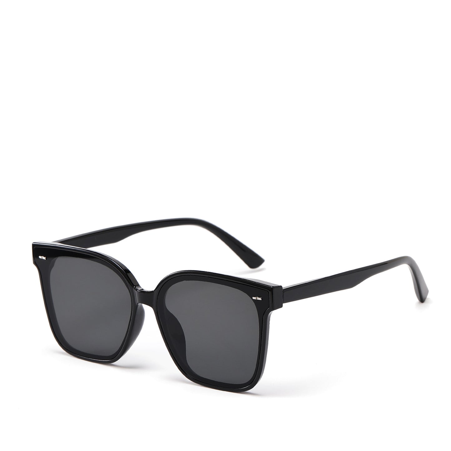 Damen moderne quadratische Sonnenbrille mit transparentem Rahmen Brehn 1780030387