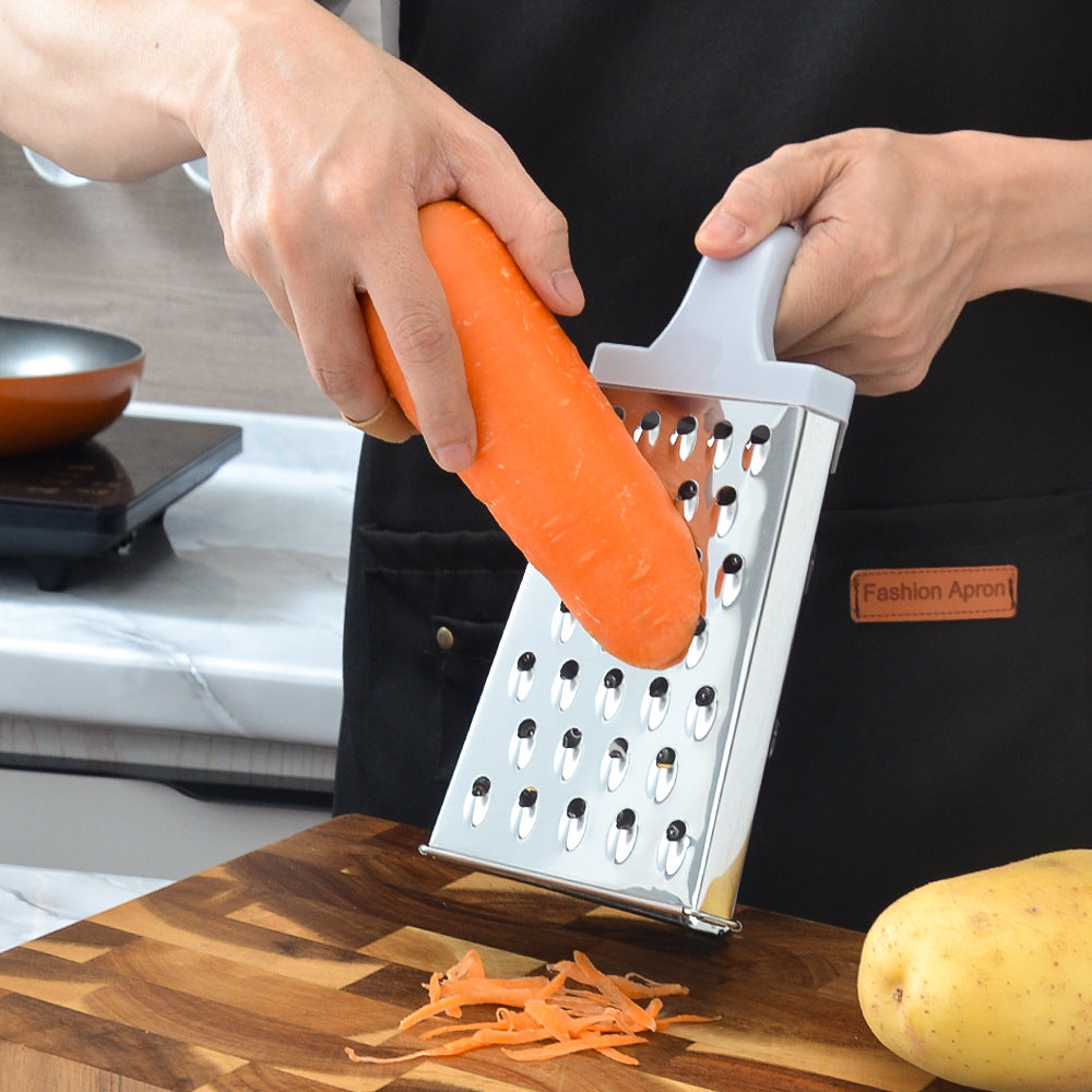 Vielseitige Edelstahlreibe mit Ergonomischem Griff Brehn