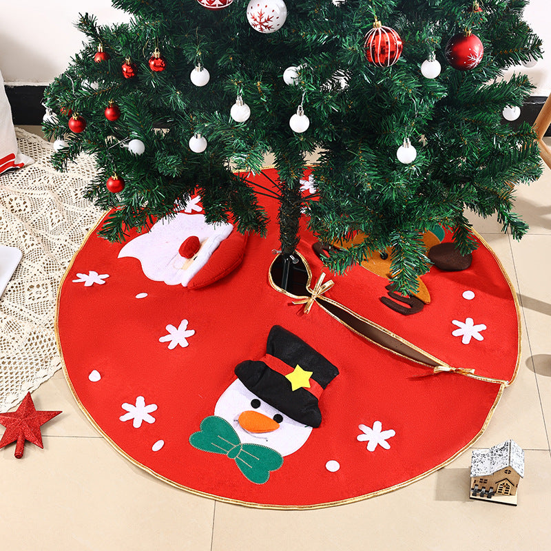 Festliche Weihnachtsbaum-Decke mit buntem Motiv Brehn