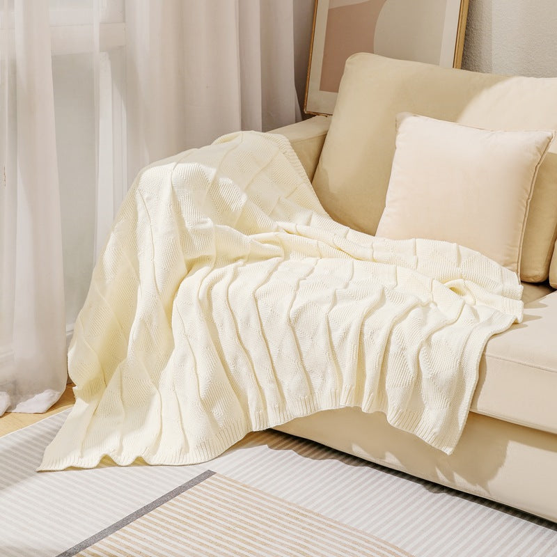 Gemütliche Strickwurfdecke Brehn