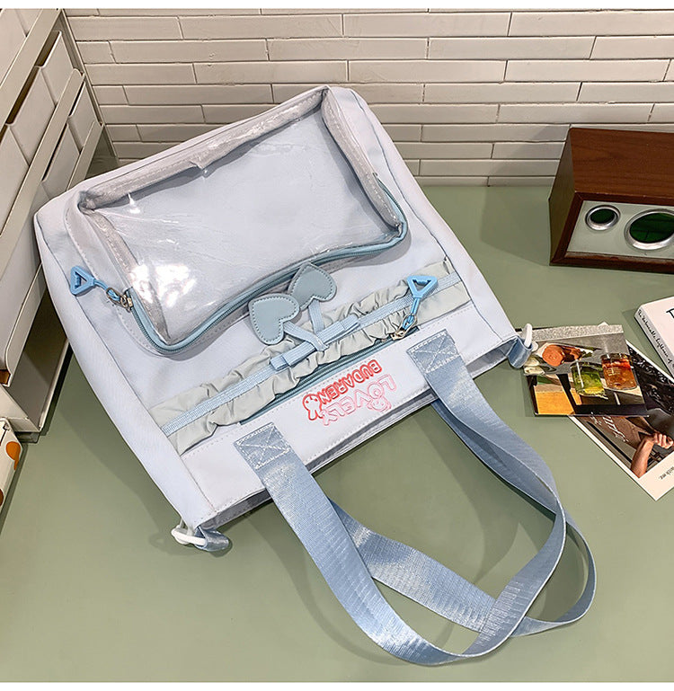 Transparenter Fronttasche Freizeit Rucksack Brehn