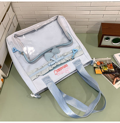 Transparenter Fronttasche Freizeit Rucksack Brehn