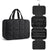 Schmuck-Organizer Tasche mit Abnehmbarem Haken und Transparenter Fächeraufteilung Brehn