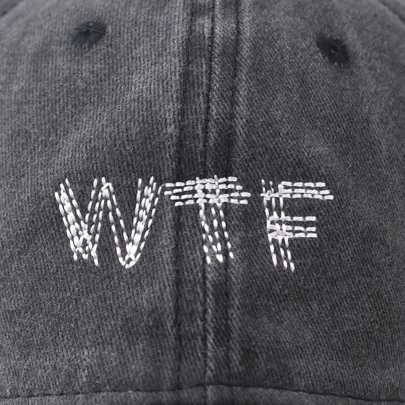 Damen Freizeit Destroyed Denim Baseballcap Brehn