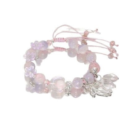 Handgefertigtes florales Perlen charm Armband Brehn