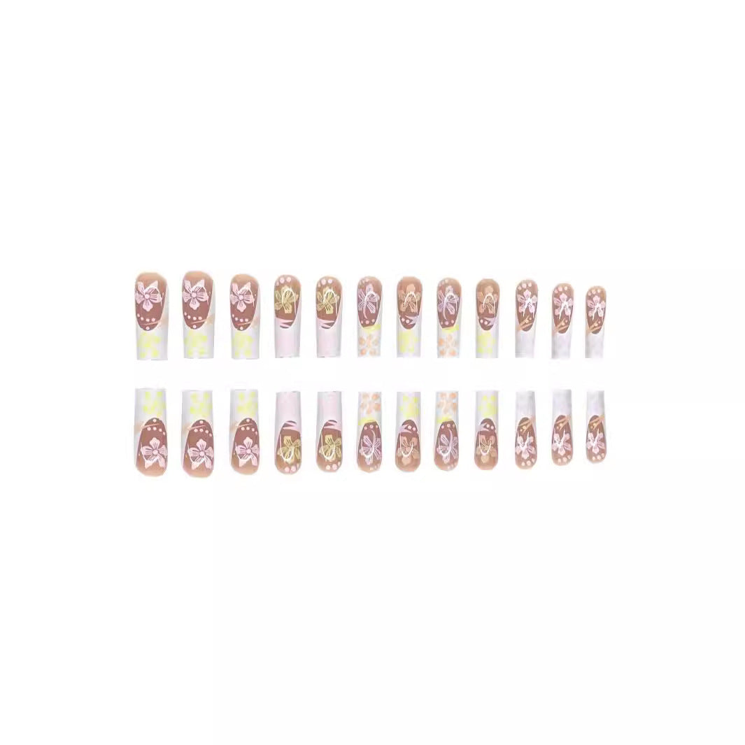 Exquisite Floral Nail Art Extensions Brehn