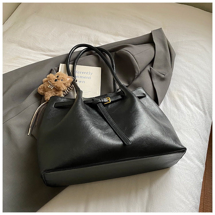 Luxuriöse Leder Schultertasche