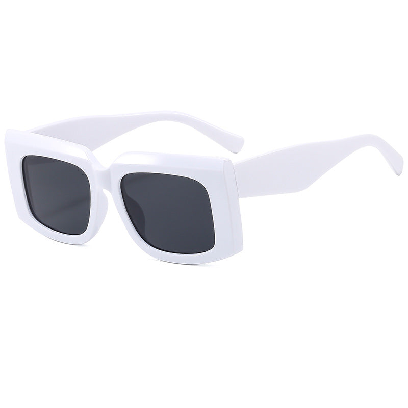 Damen Modische Sonnenbrille mit markantem quadratischem Rahmen und UV-Schutz Brehn
