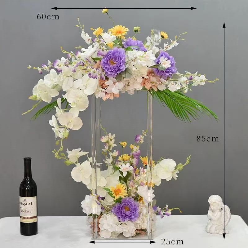 Elegante Blumenzentrale Vase