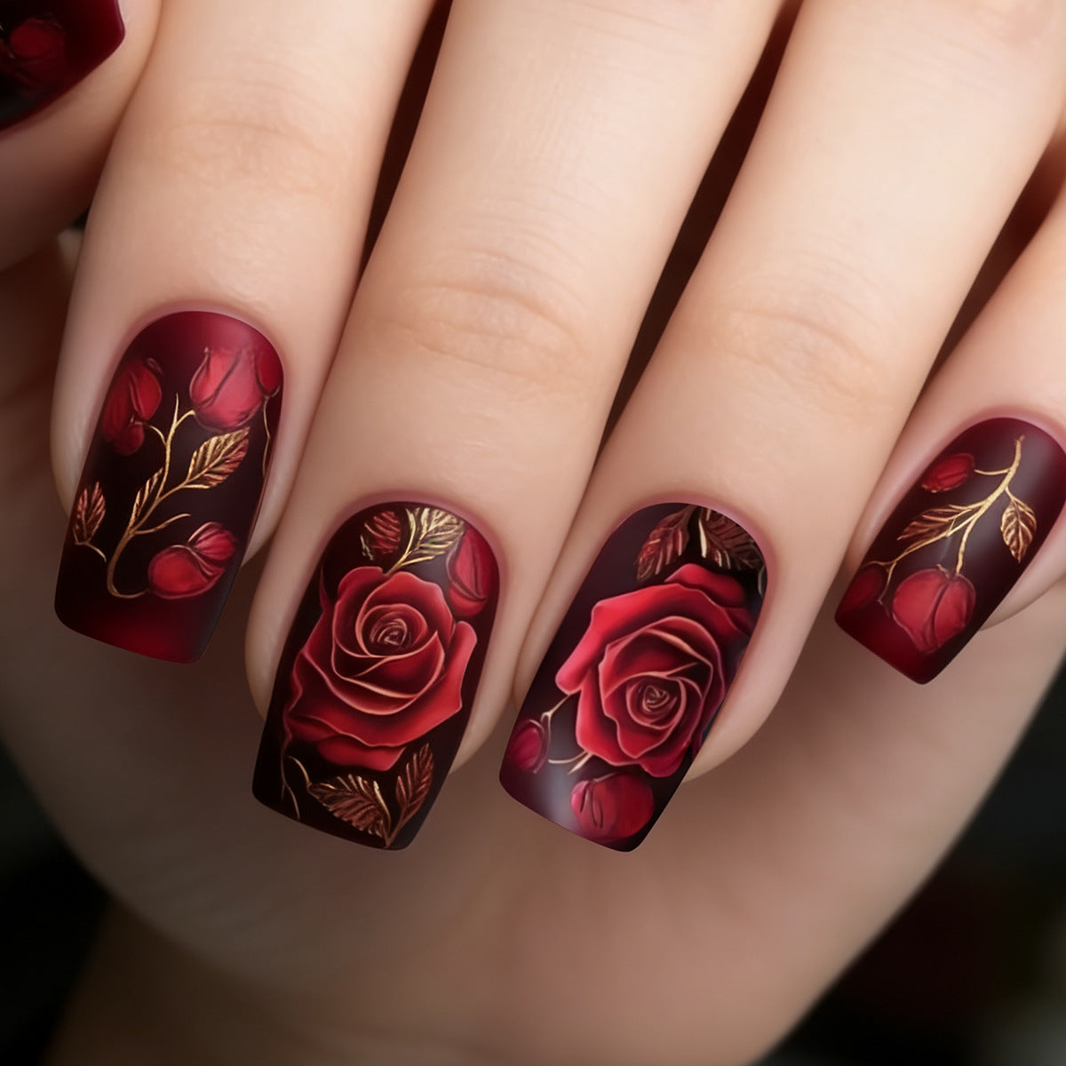 Blumen Themen Nagel Kunst Dekoration Kit Brehn