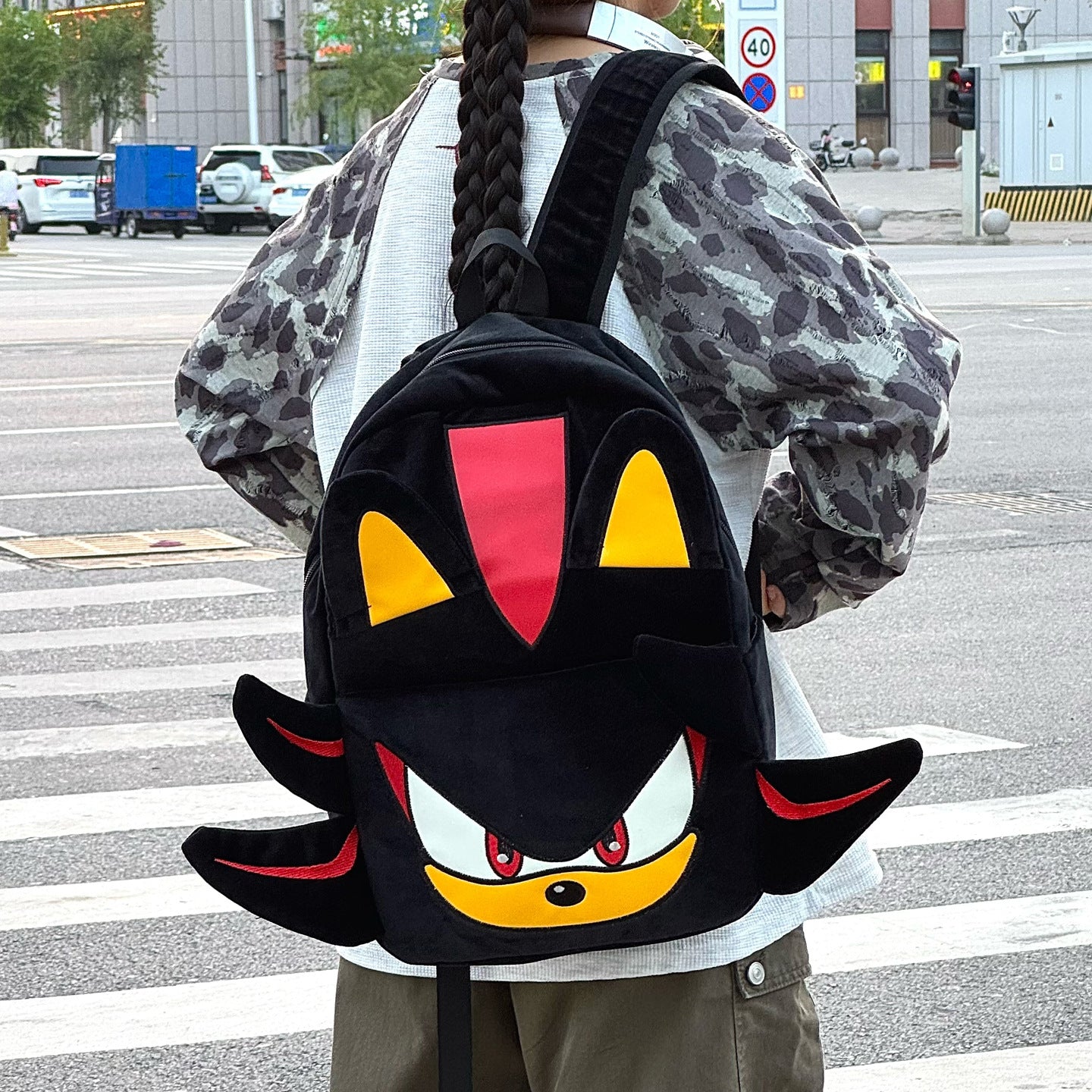 Cartoon-Charakter Plüsch-Rucksack Brehn