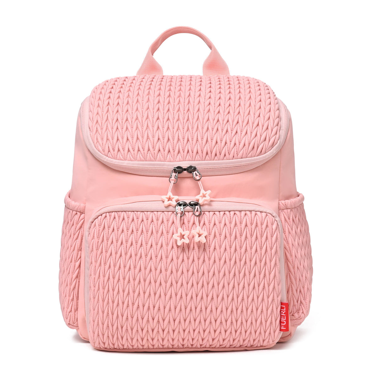 Texturierten Mehrfach-Taschen Rucksack Brehn