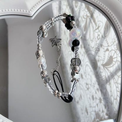 Eleganter Perlen-Charm-Brillenhalter Brehn