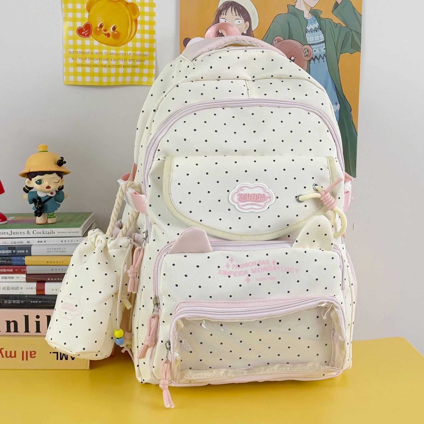 Stylische Gemusterte Rucksack