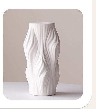 Texturierte dekorative Keramikvase