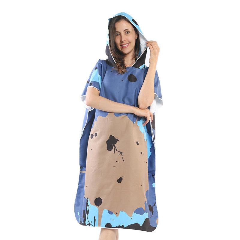 Strandkleid mit tropischem Druck Brehn