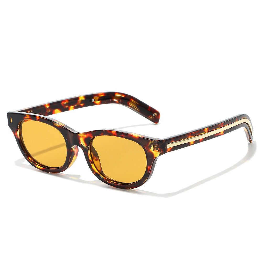 Retro-inspirierte Schildpatt Katzenaugen-Sonnenbrille Brehn